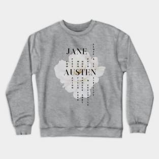 Jane Austen novels design Crewneck Sweatshirt